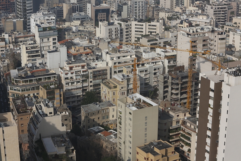 العديد من الشقق السكنية التي يجري بناؤها اليوم تبلغ مساحتها أقل من 200 متر مربع (مروان طحطح)