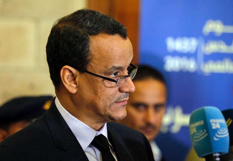 تبنى ولد الشيخ اتهامات «التحالف» باستهداف القوات اليمنية مكة المكرمة (أ ف ب)