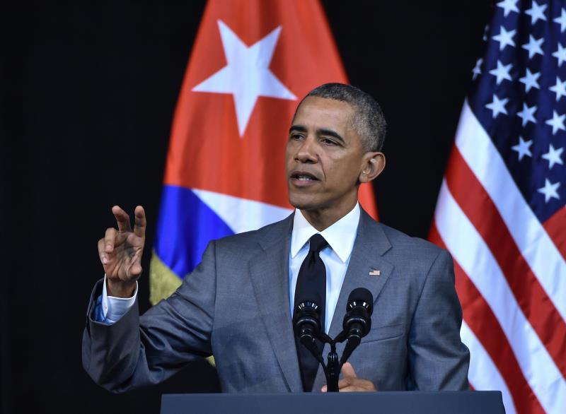 أوباما: «سنقابل من نريد مقابلتهم» في كوبا (أ ف ب)