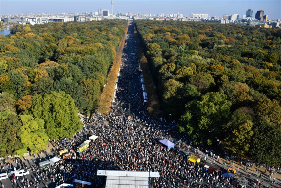 تظاهرة حاشدة في برلين: «متّحدون ضدّ العنصرية»