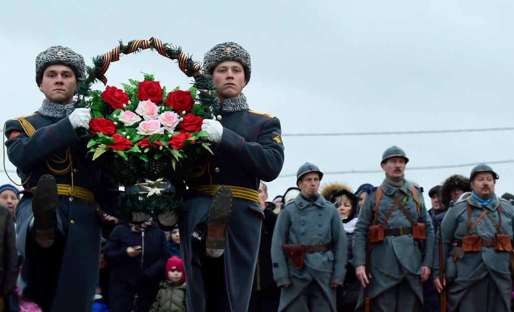 تكريم ضحايا الحرب العالمية الأولى في روسيا
