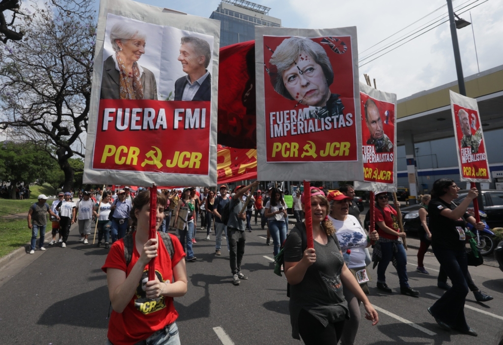 تظاهرات في بيونس آيرس على هامش القمَّة