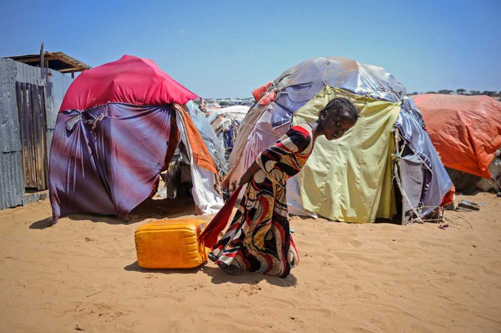 لاجئة صومالية 