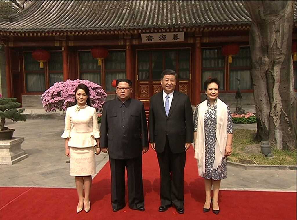 الرئيس الصيني شي جينبينغ قبِلَ دعوة كيم جونغ أون لزيارة بيونغ يانغ (أ ف ب)