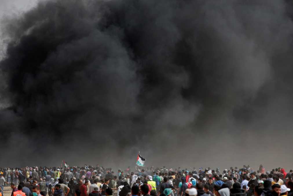 أكثر من 100 إصابة في «جمعة حرق العلم الإسرائيلي»