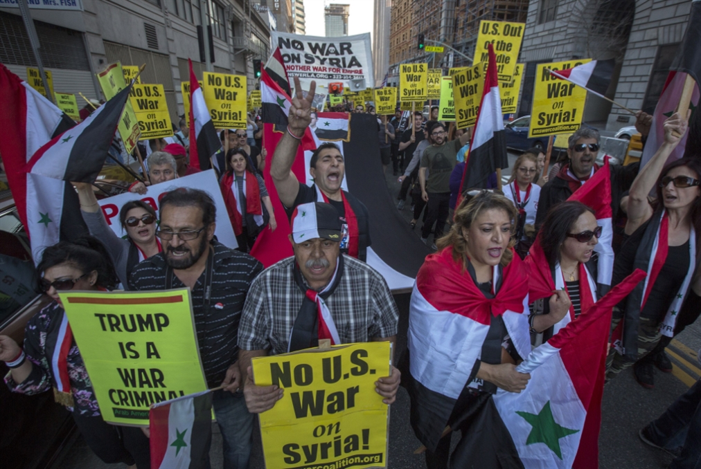 أميركيون ينددون: «لا للحرب على سوريا»