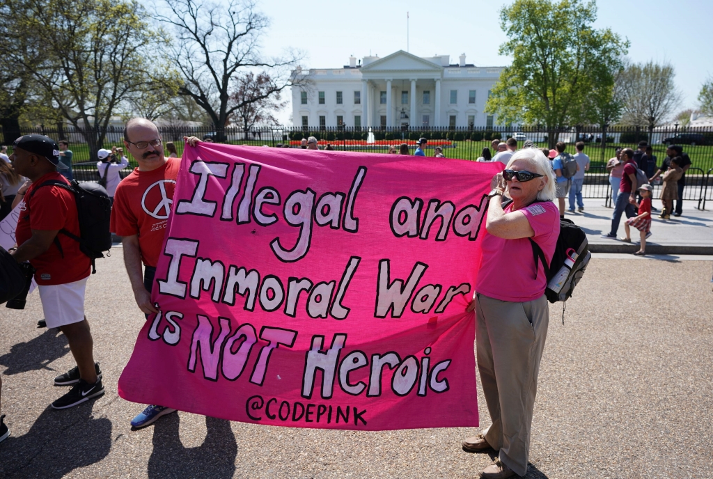 «الحرب غير القانونية وغير الأخلاقية ليست عمل بطولي»، واشنطن