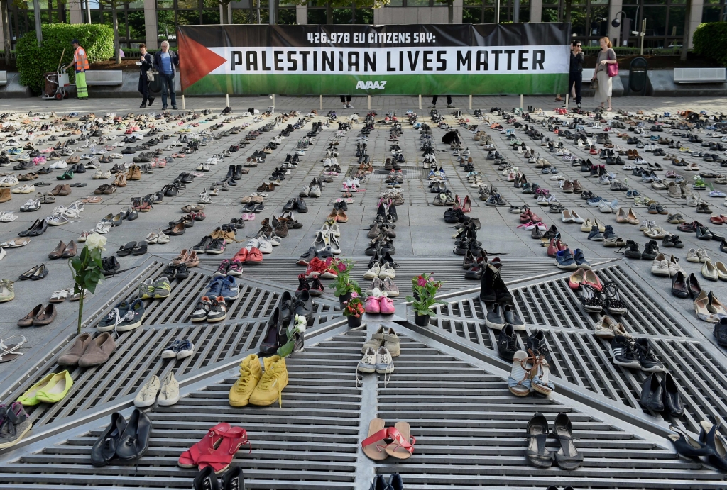 الحركة الاحتجاجية حملت عنوان «حياة الفلسطينيين مهمة»