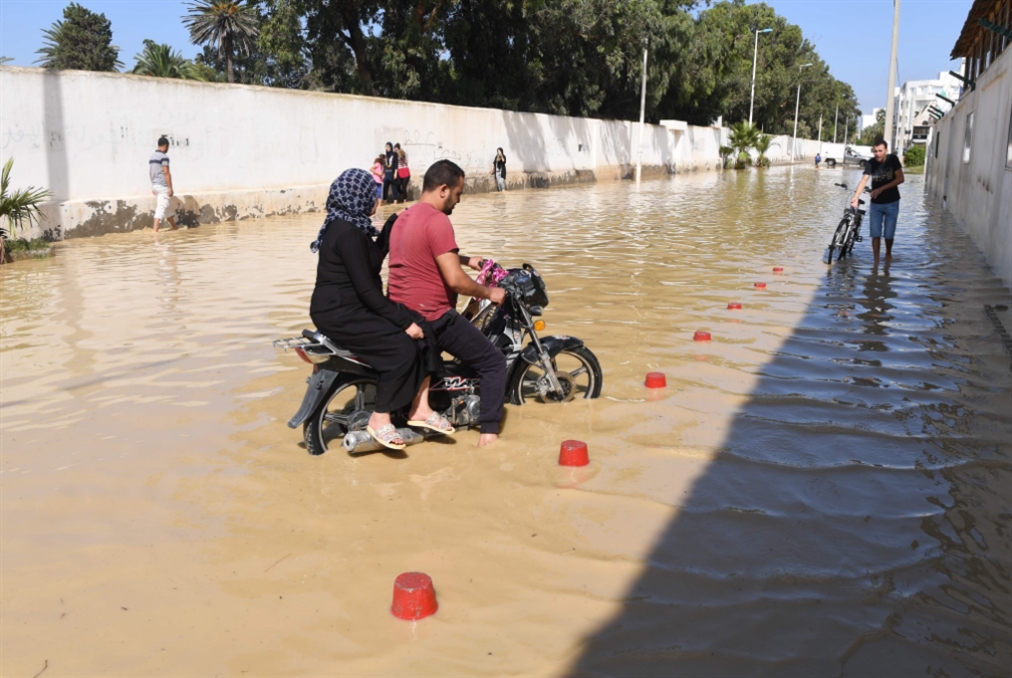 فيضانات تونس ترفع الوفيّات إلى خمس