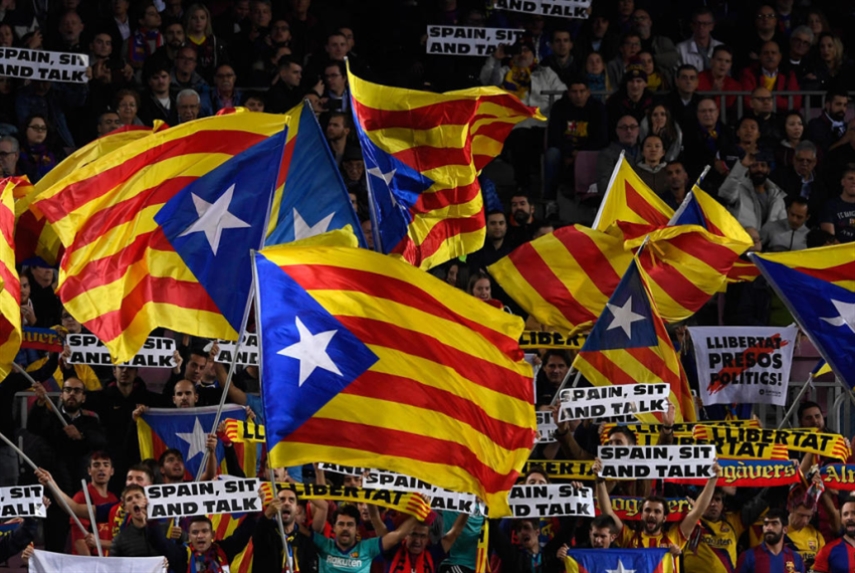 «تسونامي ديمقراطي» يَضرب كلاسيكو إسبانيا