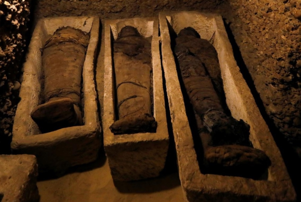 مقابر محفورة بالصخر ومومياوات في مصر