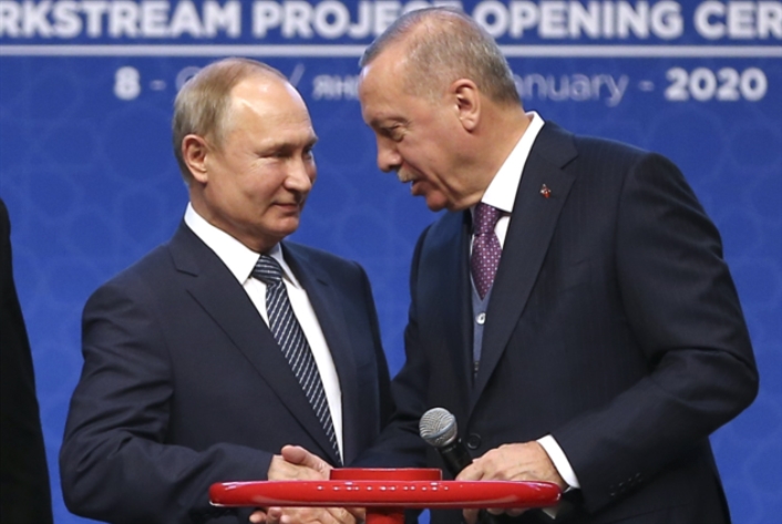 بوتين وإردوغان يدشّنان «تورك ستريم»