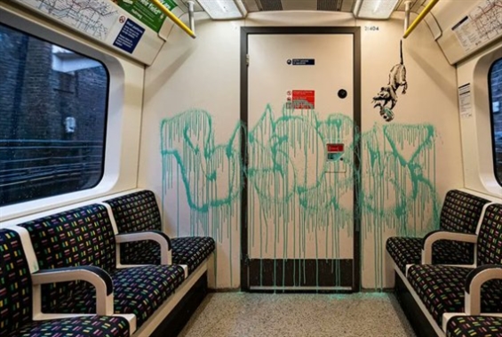 جدارية بانكسي ممنوعة في أنفاق لندن