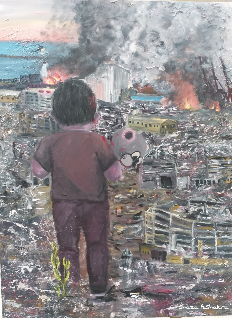 فنّانون صاعدون يعيدون رسم انفجار بيروت عظمة المعاناة!