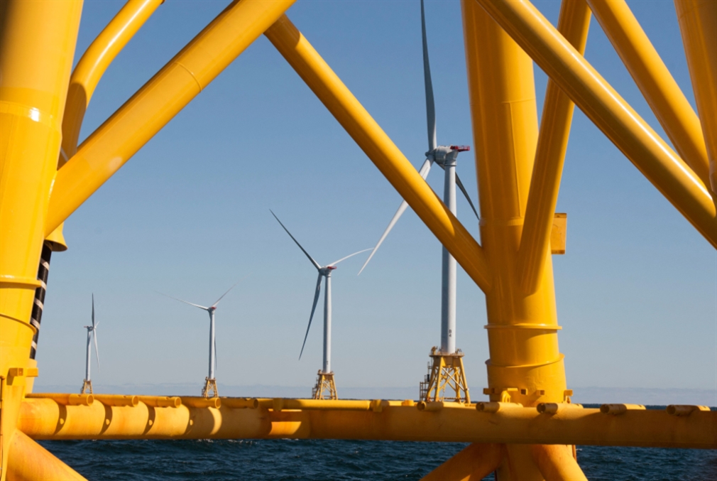 الولايات المتحدة ستبني سبع محطات لتوليد الطاقة من الرياح في عرض البحر