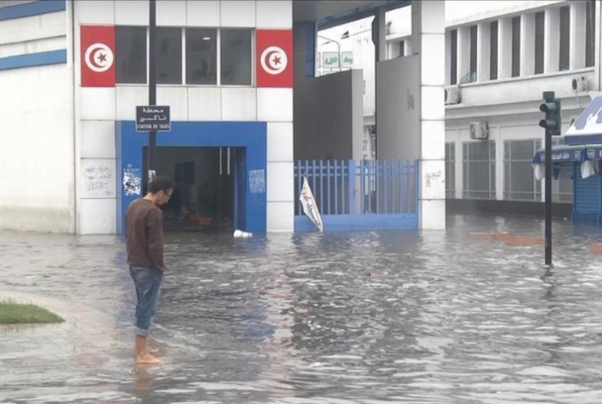 ثلاثة قتلى جراء فيضانات في تونس