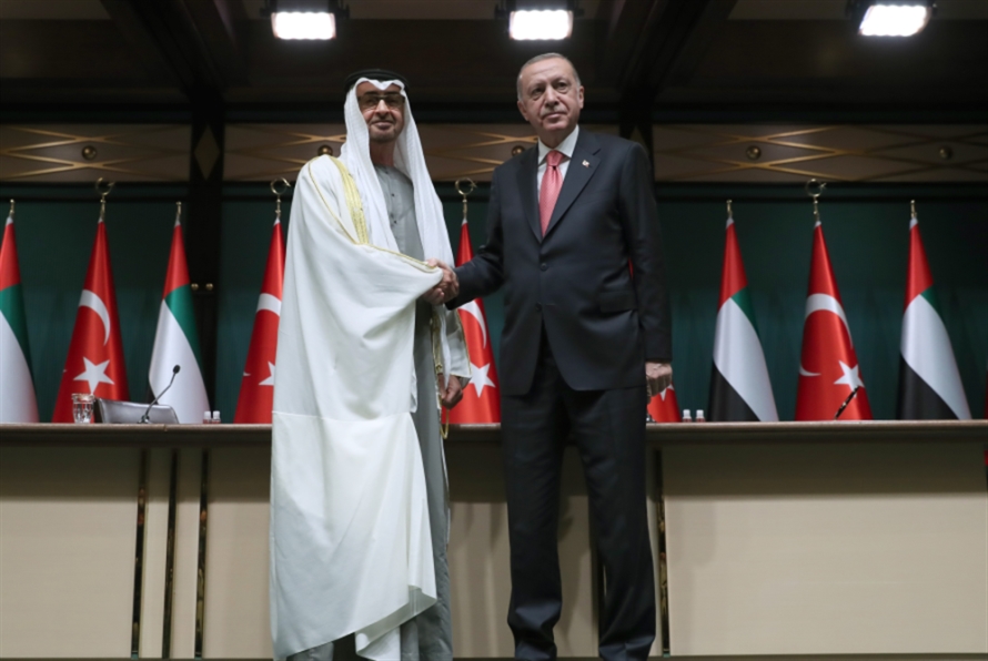 ابن زايد ـــ إردوغان: الإمارات تخصّص 10 مليارات دولار للاستثمار في تركيا