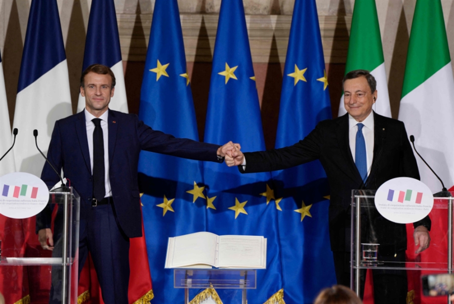 بعد أزمة طويلة... فرنسا وإيطاليا توقّعان معاهدة تعاون في روما