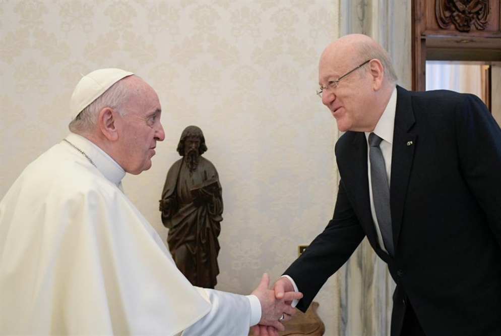 سفير لبنان لدى الفاتيكان: البابا اتصل بالأزهر بعد لقاء ميقاتي