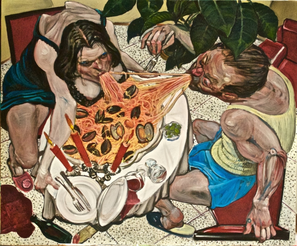 «يا له من اشتباك هائل» للفنان الإيطالي إنريكو روبوستي