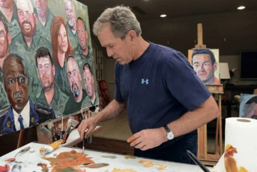 كتاب جورج بوش الابن: لوحات عن المهاجرين