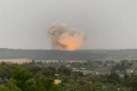انفجار شديد القوة في مصنع إسرائيلي لمحرّكات الصواريخ