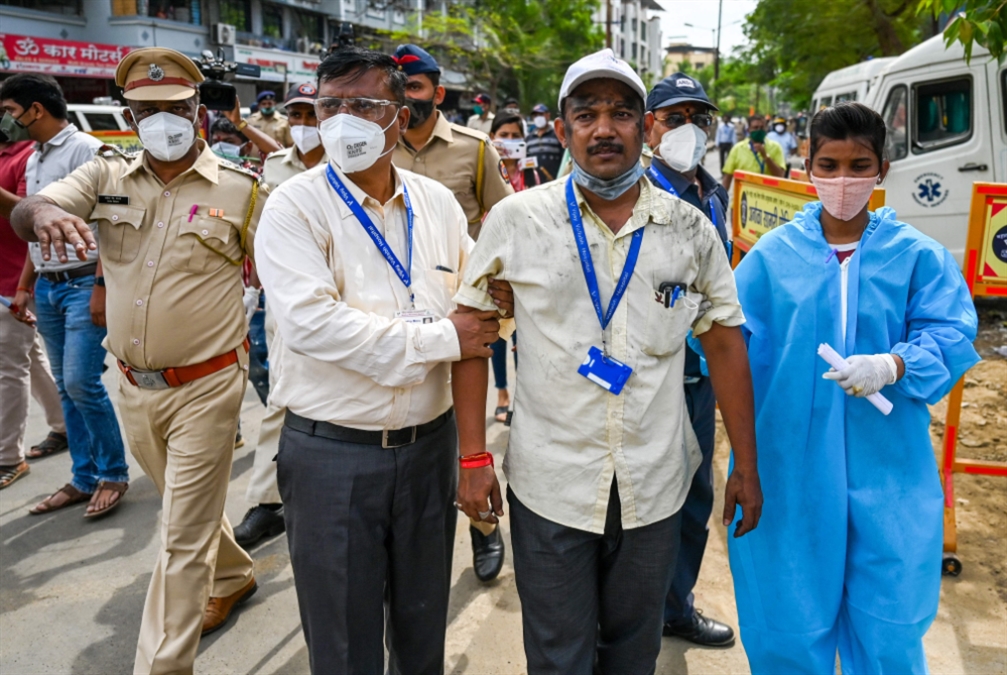 الهند: مقتل 12 في حريق بمستشفى لمرضى «كورونا»