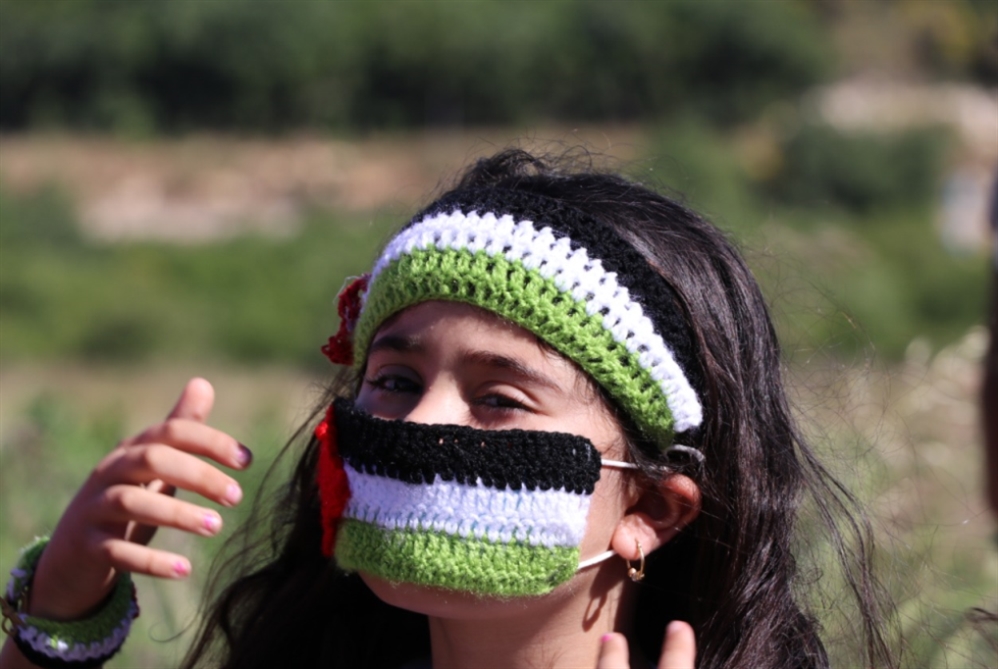 أبناء القرى السبع ينفّذون وقفة تضامنية مع فلسطين