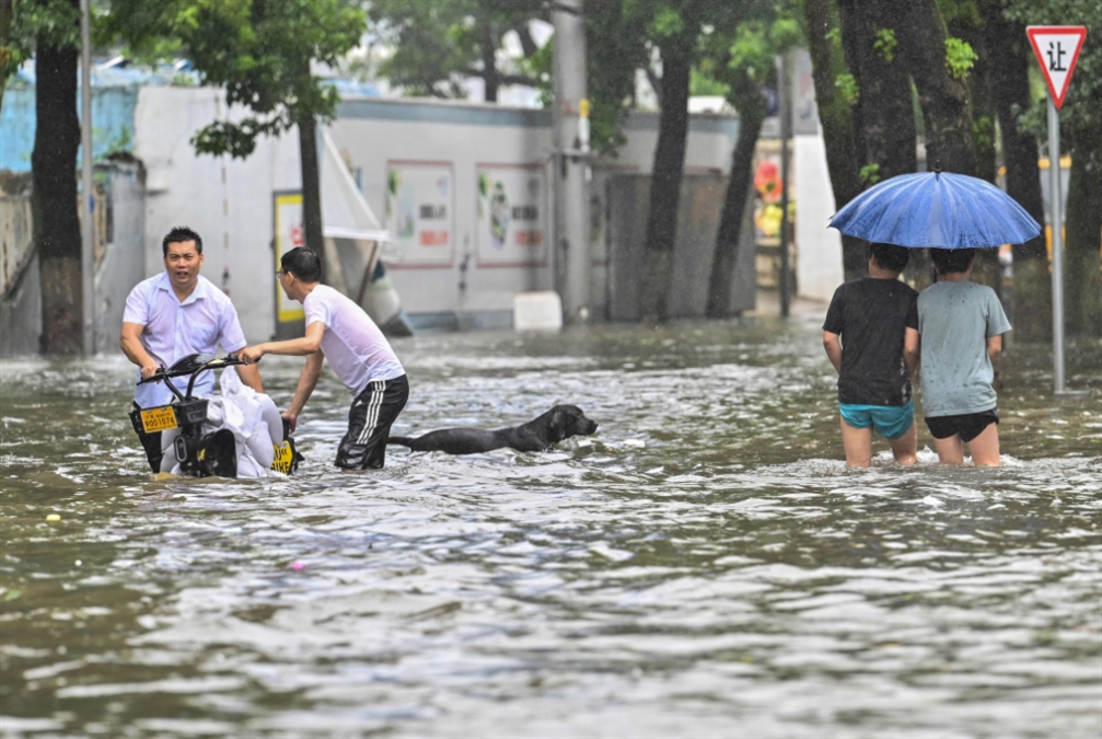 إغلاق جديد في الصين... بسبب إعصار وفيضانات