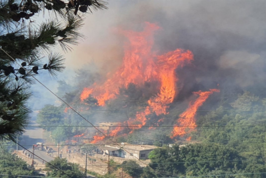 الدفاع المدني السوري: سيطرنا على الحريق الذي امتدّ من لبنان