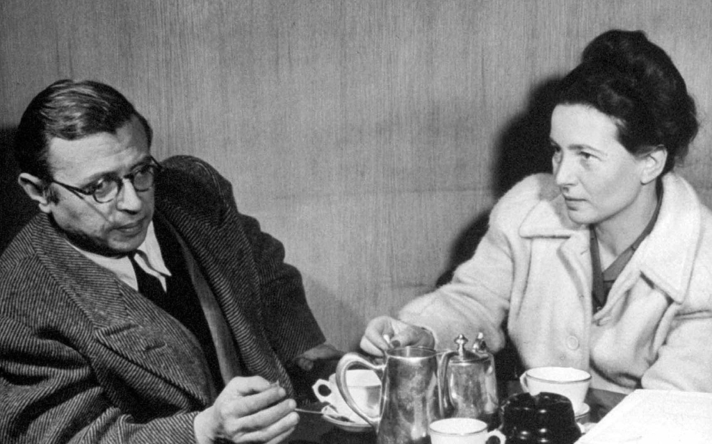 سارتر وسيمون دوبوفوار في 1940