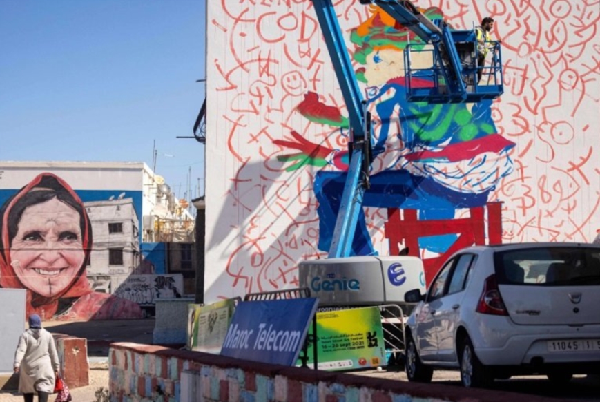 الجداريات تزدهر في شوارع المغرب
