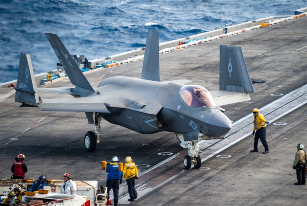 تحطّم «F-35» أميركية في بحر الصين الجنوبي
