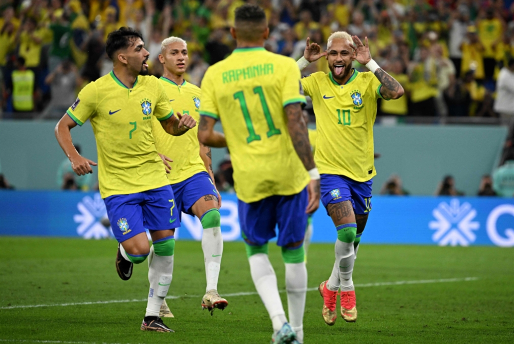 البرازيل تسحق كوريا الجنوبية بأربعة أهداف مقابل واحد