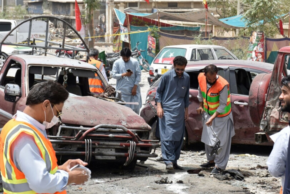 قتلى من الشرطة الباكستانية في انفجار بإقليم بلوشستان