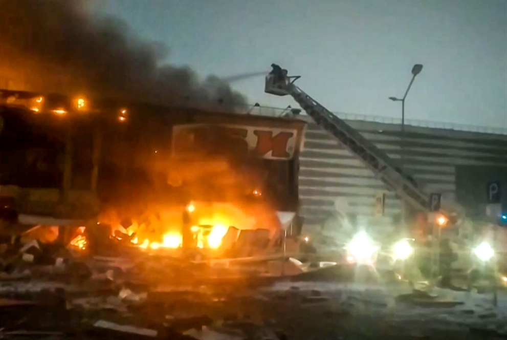 موسكو: الحريق في مركز التسوّق ناجم عن عمل «إجراميّ»
