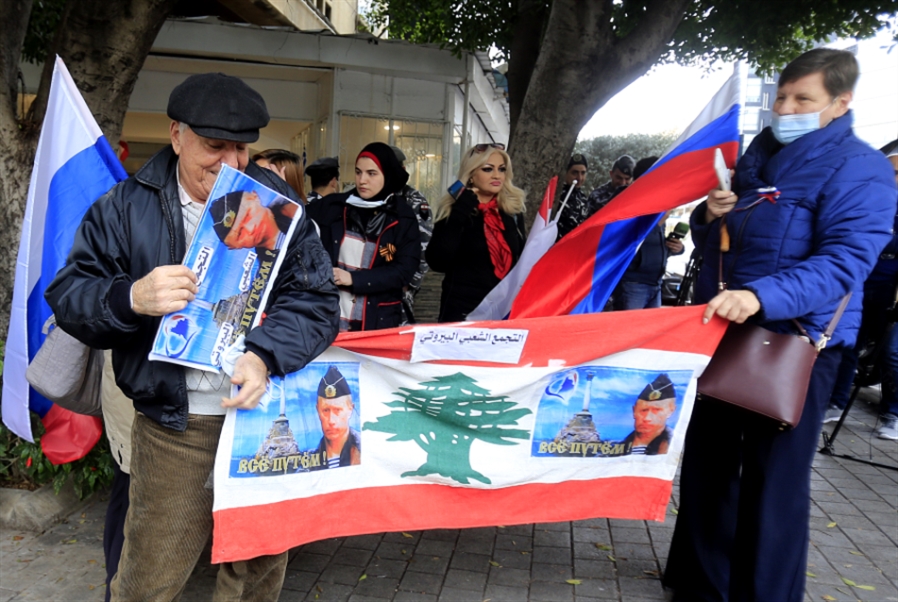 خطوط تماسٍ بين روس لبنان وأوكرانه
