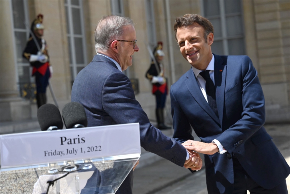رئيس الوزراء الأسترالي في باريس: «انطلاقة جديدة» للعلاقات