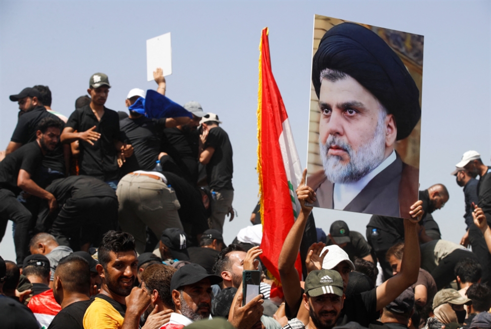 متظاهرو التيار الصدري يقتحمون مجلس النواب العراقي