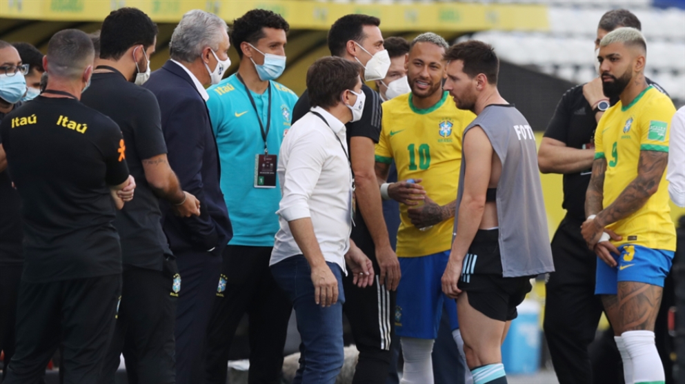 صورة إلغاء مباراة الأرجنتين والبرازيل المؤجلة من تصفيات المونديال