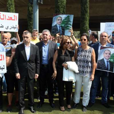 تظاهرتان لأهالي ضحايا وموقوفي انفجار المرفأ أمام قصر العدل