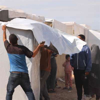كابوس «سنة الثلجة»: خِيم الغزّيين تحت رحمة الشتاء
