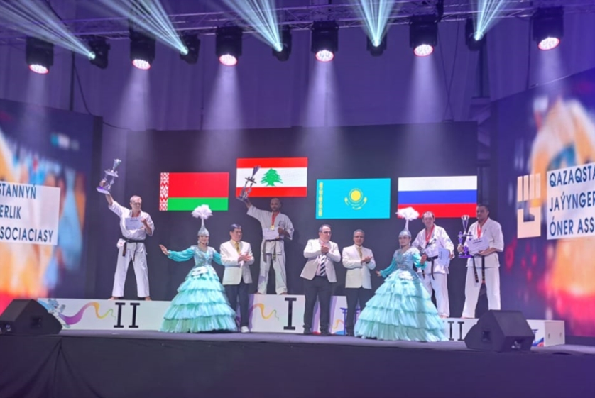 ذهبيّة للبنان في البطولة العالميّة للكيوكوشنكاي