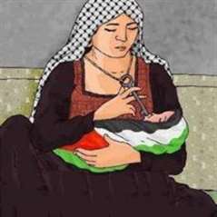 عن الأم والطفل في فلسطين