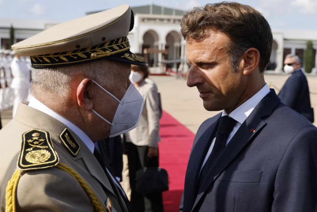 ماكرون يستقبل رئيس أركان الجيش الجزائري