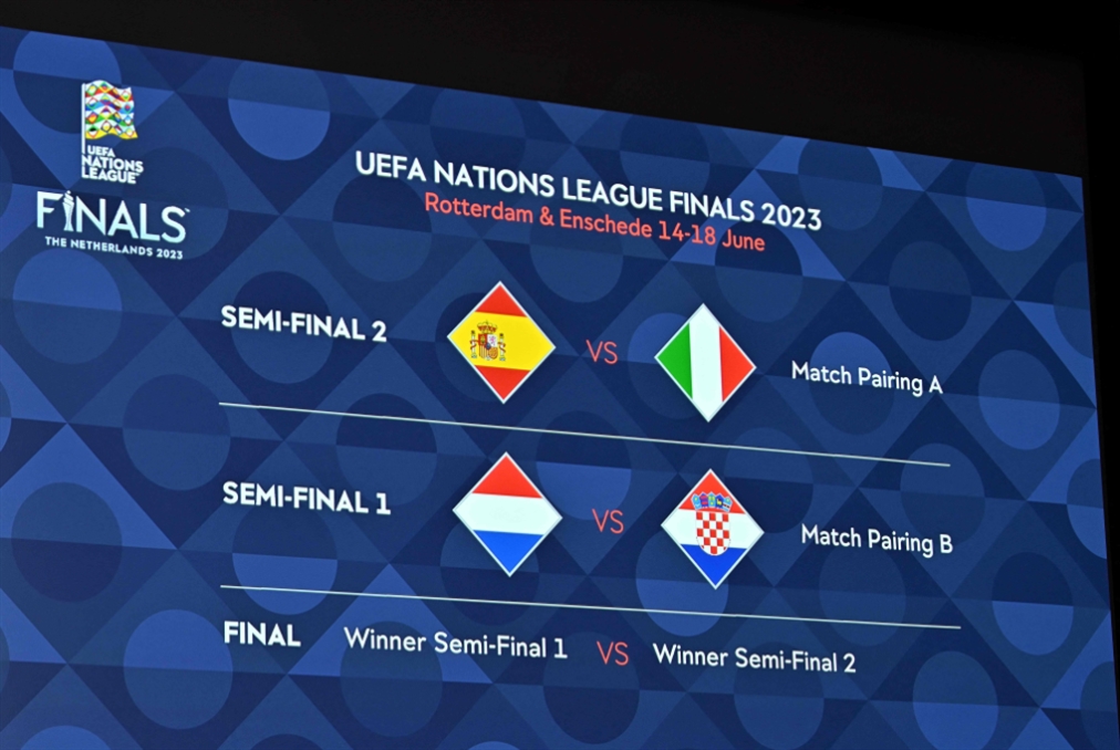مواجهتان قويّتان في نصف نهائي دوري الأمم الأوروبية
