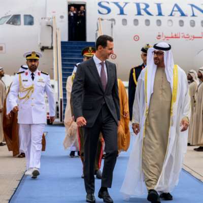 ابن زايد للأسد: حان وقت «عودة سوريا إلى محيطها العربي»