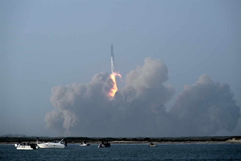 انفجار صاروخ «ستارشيب» من «سبايس إكس» في أولى رحلاته التجريبية