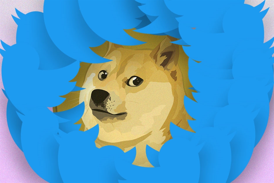 «دوجكوين» شعاراً جديداً لتويتر