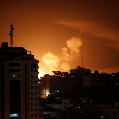 عدوان على غزة ليلاً